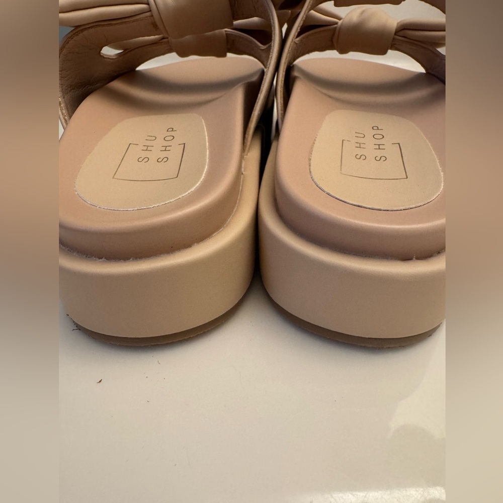 SHUSHOP Kiki Bow Flatform Slide Sandal - Picture 9 of 9